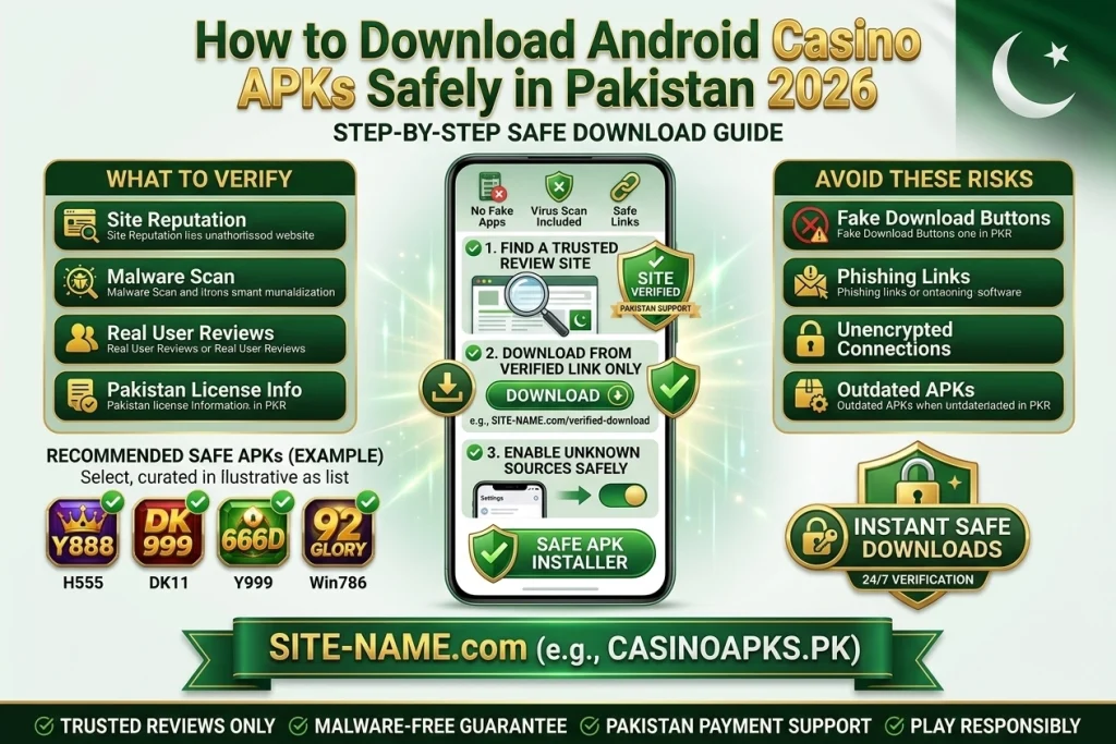 How to Download Android Casino APKs Safely in Pakistan 2026